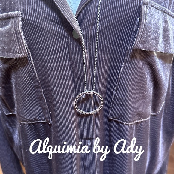 JEWELED NATURAL GARNET EXTRA LONG LAYERING NECKLACE - Picture 2 of 4